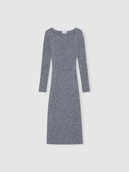 Low Roundneck Slim Dress