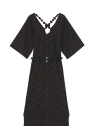 Midi Jacquard Dress