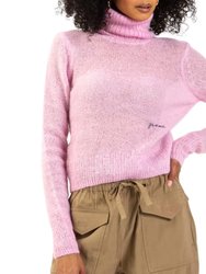 Mohair Highneck Sweater - Lilac Sachet