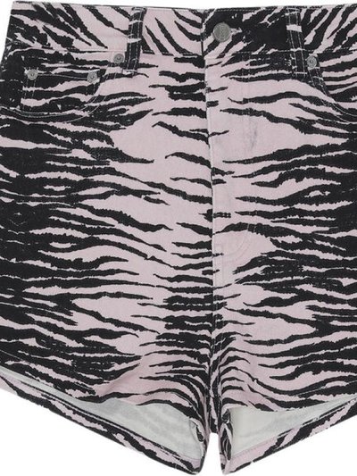 Ganni Print Denim Tiger Stripe Light Lilac product
