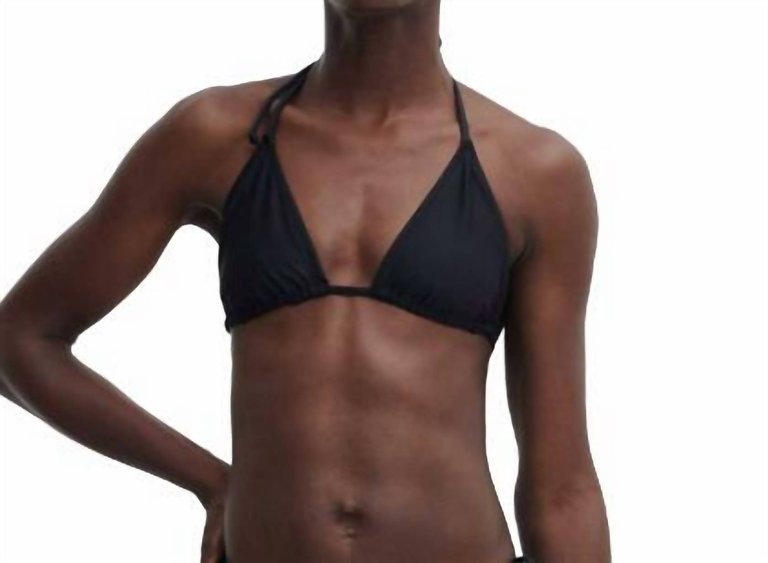 String Bikini Top - Black