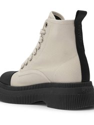 Women's Creepers Creepers Textile Lace Up Boot