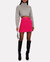Wool Mini Skirt - Fiery Red