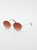 Valencia Round Sunglasses - Rose Gold-Auburn/Brunette Gradient
