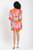 Carly Wrap Dress - Pink/Orange