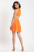 Lexi Cutout Mini Dress - Orange