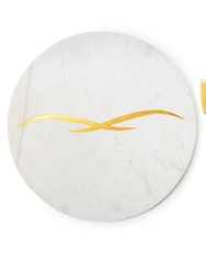 Albatross Marble Cheese Board with Knives