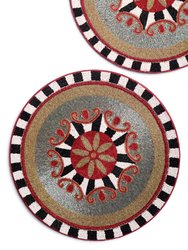 Celebrations Beaded Placemats, Set of 2