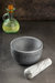 Jules Marble Mortar Pestle - Gray