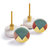 Khimsar Marble Knobs, Set of 4