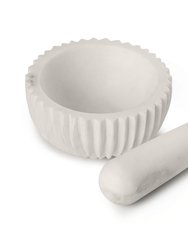 Milan Marble Mortar Pestle