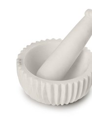 Milan Marble Mortar Pestle