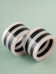 Panama Napkin Rings; Set Of 6