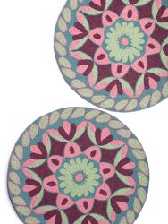 Phoenix Beaded Placemats, Set of 2