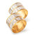 Primrose Napkin Rings - White Pearl; Set Of 6