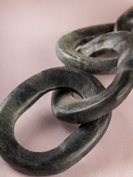 San Bruno Black Marble Chain Links