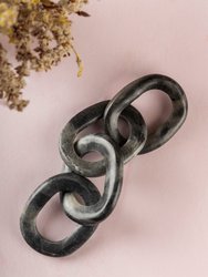 San Bruno Black Marble Chain Links