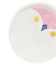 Snowy Owl Marble Cheese Board - 8"