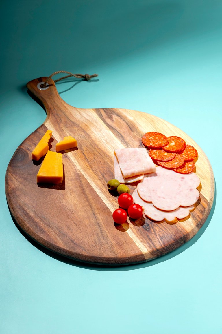 Thora Wood Serving Board - Shades of Brown