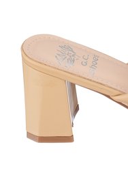 Alexis Nude Heeled Sandals