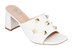 Alexis White Heeled Sandals - White