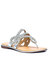 Amelia Silver Flat Sandals - Silver