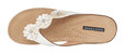 Ammie White Wedge Sandals