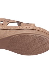 April Bronze Wedge Sandals