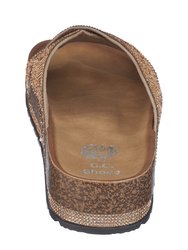 Ariane Gold Footbed Sandals