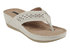 Bari White Wedge Sandals - White