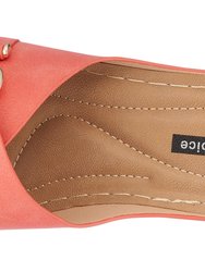 Bay Coral Wedge Sandals