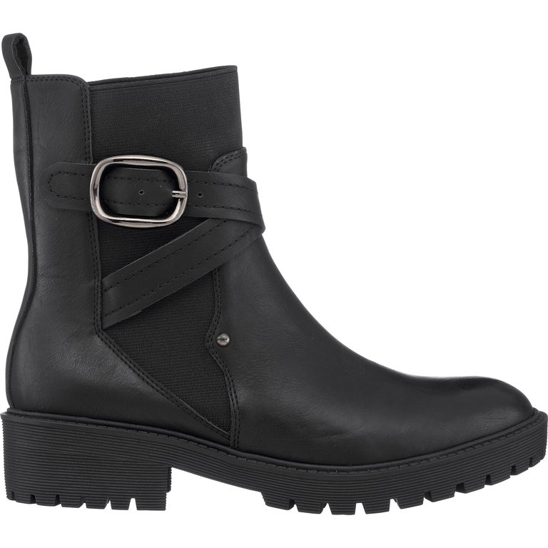 Cammen Ankle Booties in Black