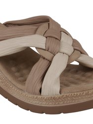 Caro Natural Wedge Sandals - Natural