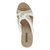 Caro White Wedge Sandals