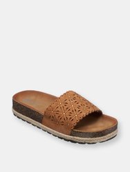 Cathie Footbed Sandals - Tan