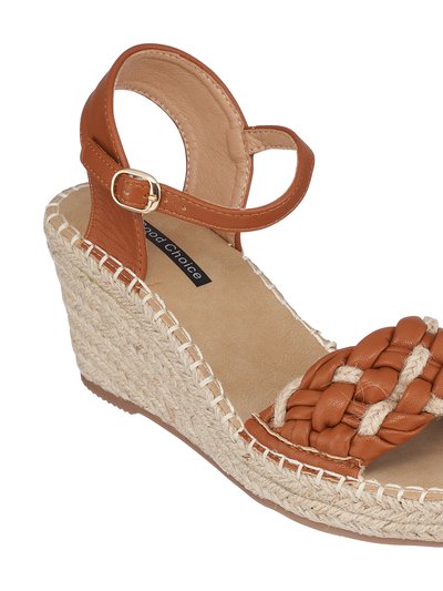 GC SHOES Cati Tan Espadrille Wedge Sandals product