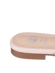 Ceela Blush Flat Sandals