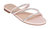 Ceela Blush Flat Sandals - Blush