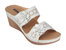 Cie Silver Wedge Sandals - Silver