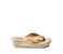 Dafni Gold Wedge Sandals