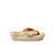 Dafni Gold Wedge Sandals