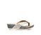 Dafni Khaki Wedge Sandals