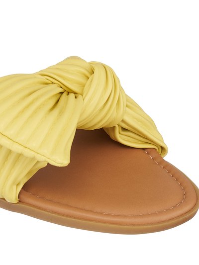 GC SHOES Dani Yellow Flat Sandals product