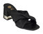 Dara Black Heeled Sandals - Black