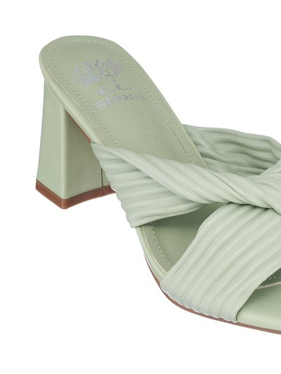 GC SHOES Dara Green Heeled Sandals product