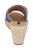 Darline Blue Espadrille Wedge Sandals