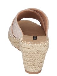 Darline Nude Espadrille Wedge Sandals