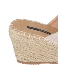 Darline Nude Espadrille Wedge Sandals