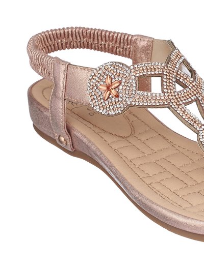 GC SHOES Eva Rose Gold Flat Sandals product