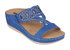 Ganni Blue Wedge Sandals - Blue